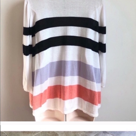 🆕 American Rag striped high low scoop swea… - Picture 2 of 6